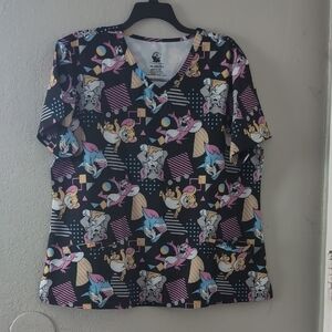 Colorful Cartoon Print T-Shirt